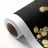 Fluid Acrylic Wall Decor – Black & Gold Luxury Abstract