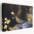 Fluid Acrylic Wall Decor – Black & Gold Luxury Abstract