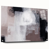 Earthen Harmony Abstracts - Monochrome & Taupe Abstract Wall Art