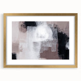 Earthen Harmony Abstracts - Monochrome & Taupe Abstract Wall Art