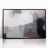 Earthen Harmony Abstracts - Monochrome & Taupe Abstract Wall Art