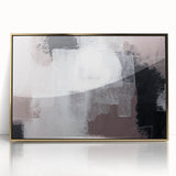 Earthen Harmony Abstracts - Monochrome & Taupe Abstract Wall Art