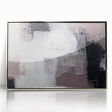 Earthen Harmony Abstracts - Monochrome & Taupe Abstract Wall Art
