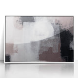 Earthen Harmony Abstracts - Monochrome & Taupe Abstract Wall Art