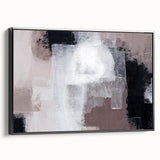 Earthen Harmony Abstracts - Monochrome & Taupe Abstract Wall Art