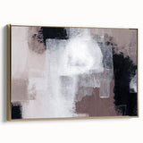 Earthen Harmony Abstracts - Monochrome & Taupe Abstract Wall Art