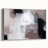 Earthen Harmony Abstracts - Monochrome & Taupe Abstract Wall Art