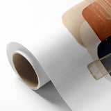 Abstract Geometric Framed Art – Minimalist Wall Art in Earth Tones