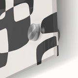 Minimalist Abstract Wall Art - Black and White Organic Shapes