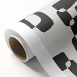 Minimalist Abstract Wall Art - Black and White Organic Shapes