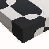 Minimalist Abstract Wall Art - Black and White Organic Shapes