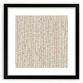 Geometric Abstract Canvas Art – Minimal Dot Grid in Soft Beige