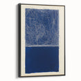 Minimalist Abstract Geometric Wall Art – Royal Blue Modern Print