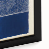 Minimalist Abstract Geometric Wall Art – Royal Blue Modern Print