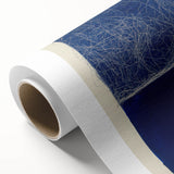 Minimalist Abstract Geometric Wall Art – Royal Blue Modern Print