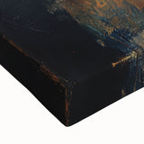 Earthen Harmony Abstracts – Fiery Orange & Beige Modern Wall Art