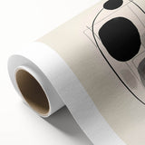 Abstract Wall Art – Modern Black and Gray Linework Minimalist Print