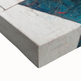 Vertical () (CopyColorful Abstract Geometric Wall Art – Modern Cubist Canvas