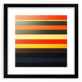 Striped Abstract Geometric Wall Art – Bold Modern Colorful Print