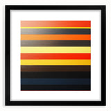 Striped Abstract Geometric Wall Art – Bold Modern Colorful Print