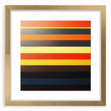 Striped Abstract Geometric Wall Art – Bold Modern Colorful Print