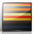 Striped Abstract Geometric Wall Art – Bold Modern Colorful Print