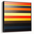 Striped Abstract Geometric Wall Art – Bold Modern Colorful Print