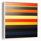 Striped Abstract Geometric Wall Art – Bold Modern Colorful Print