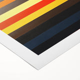 Striped Abstract Geometric Wall Art – Bold Modern Colorful Print