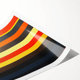 Striped Abstract Geometric Wall Art – Bold Modern Colorful Print