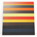 Striped Abstract Geometric Wall Art – Bold Modern Colorful Print