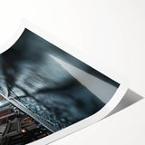 Contemporary City Wall Decor – Skyscraper Street Perspective Art