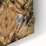 Contemporary Canvas Art – Symmetrical Earth Tone Abstract Design