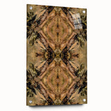 Contemporary Canvas Art – Symmetrical Earth Tone Abstract Design