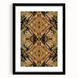 Contemporary Canvas Art – Symmetrical Earth Tone Abstract Design