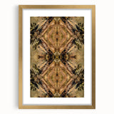 Contemporary Canvas Art – Symmetrical Earth Tone Abstract Design