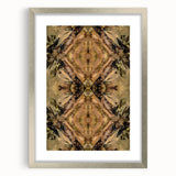 Contemporary Canvas Art – Symmetrical Earth Tone Abstract Design