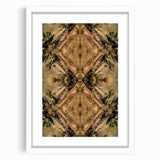 Contemporary Canvas Art – Symmetrical Earth Tone Abstract Design