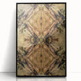 Contemporary Canvas Art – Symmetrical Earth Tone Abstract Design