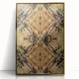 Contemporary Canvas Art – Symmetrical Earth Tone Abstract Design