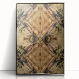 Contemporary Canvas Art – Symmetrical Earth Tone Abstract Design