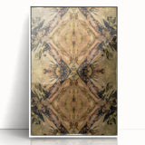 Contemporary Canvas Art – Symmetrical Earth Tone Abstract Design