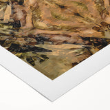 Contemporary Canvas Art – Symmetrical Earth Tone Abstract Design