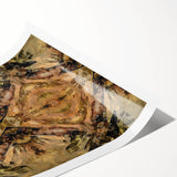 Contemporary Canvas Art – Symmetrical Earth Tone Abstract Design