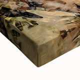 Contemporary Canvas Art – Symmetrical Earth Tone Abstract Design