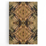 Contemporary Canvas Art – Symmetrical Earth Tone Abstract Design