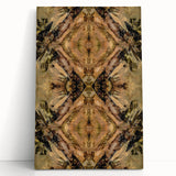 Contemporary Canvas Art – Symmetrical Earth Tone Abstract Design