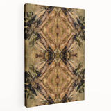 Contemporary Canvas Art – Symmetrical Earth Tone Abstract Design