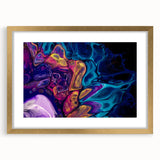 Vibrant Fluid Abstract Wall Art – Modern Fluid Art Prints Canvas