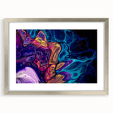 Vibrant Fluid Abstract Wall Art – Modern Fluid Art Prints Canvas